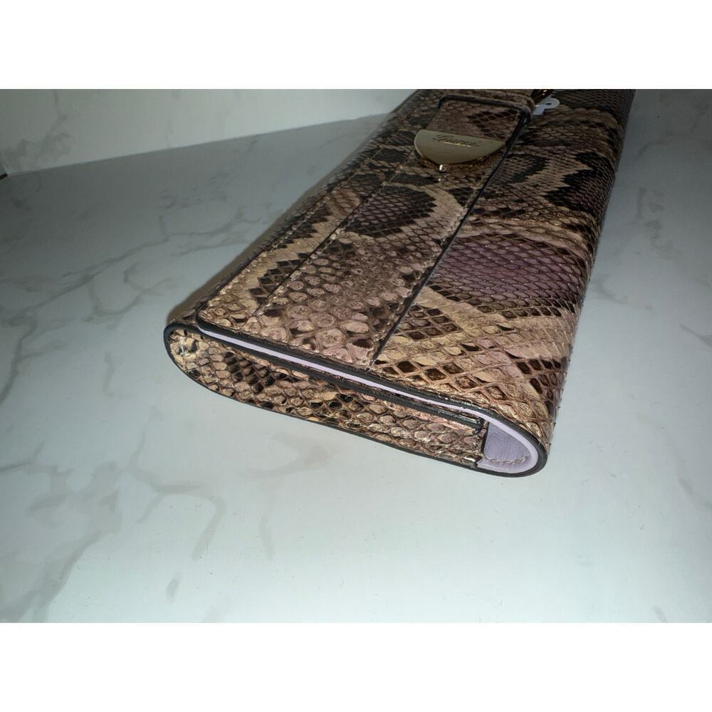 Gucci Python Continental Wallet With Horsebit Det… - image 6